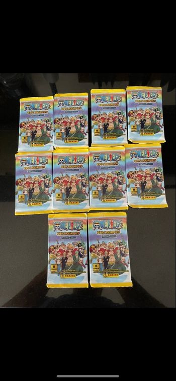 Lot 10 booster de carte neuf one piece panini