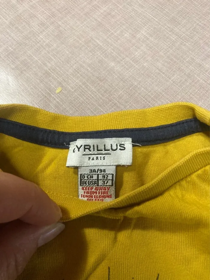 t-shirt à manches longues Cyrillus Paris 💛 - photo numéro 3