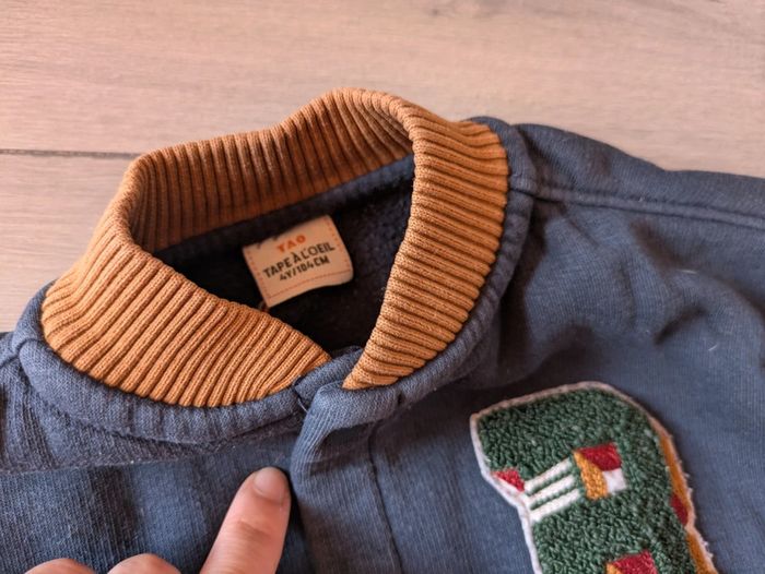 Veste Teddy tape à l'oeil 4 ans - photo numéro 2