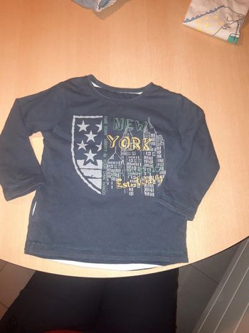 Tee-shirt réversible 94 cm Vertbaudet