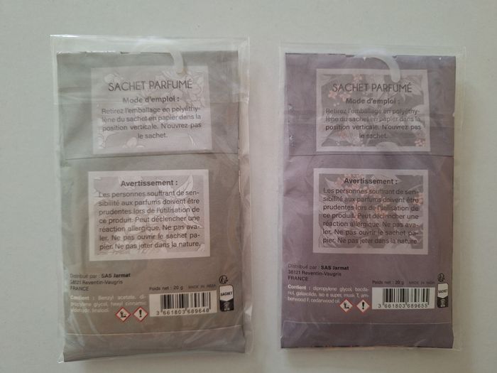 Lot de 2 sachets senteurs différents - photo numéro 2