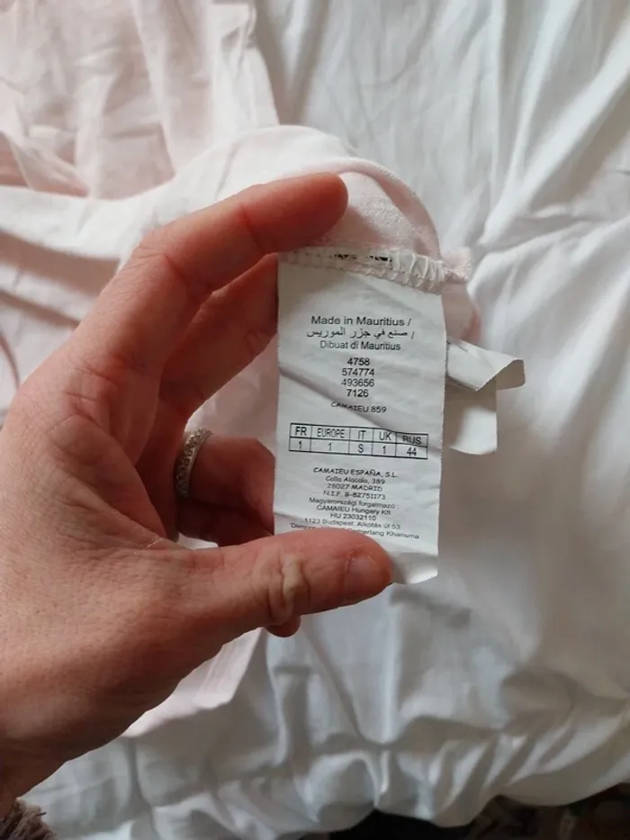 Tee-shirt manche courte femme taille 34 - photo numéro 6