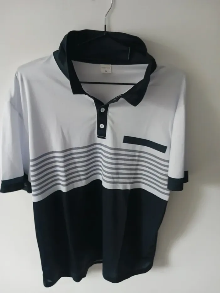 Tee-shirt shein taille M noir et blanc