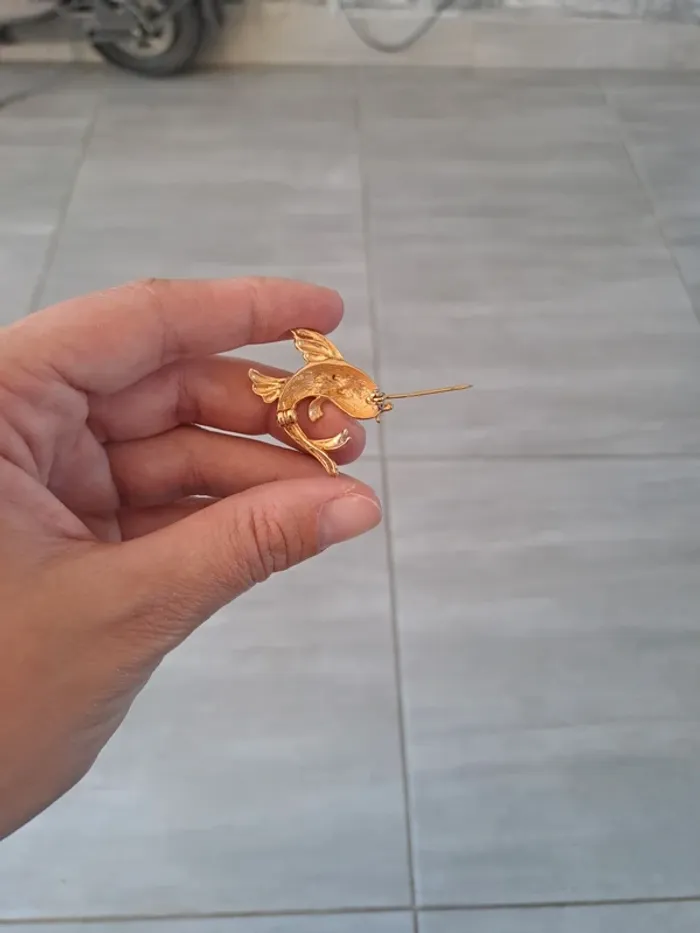 Broche vintage poisson - photo numéro 9