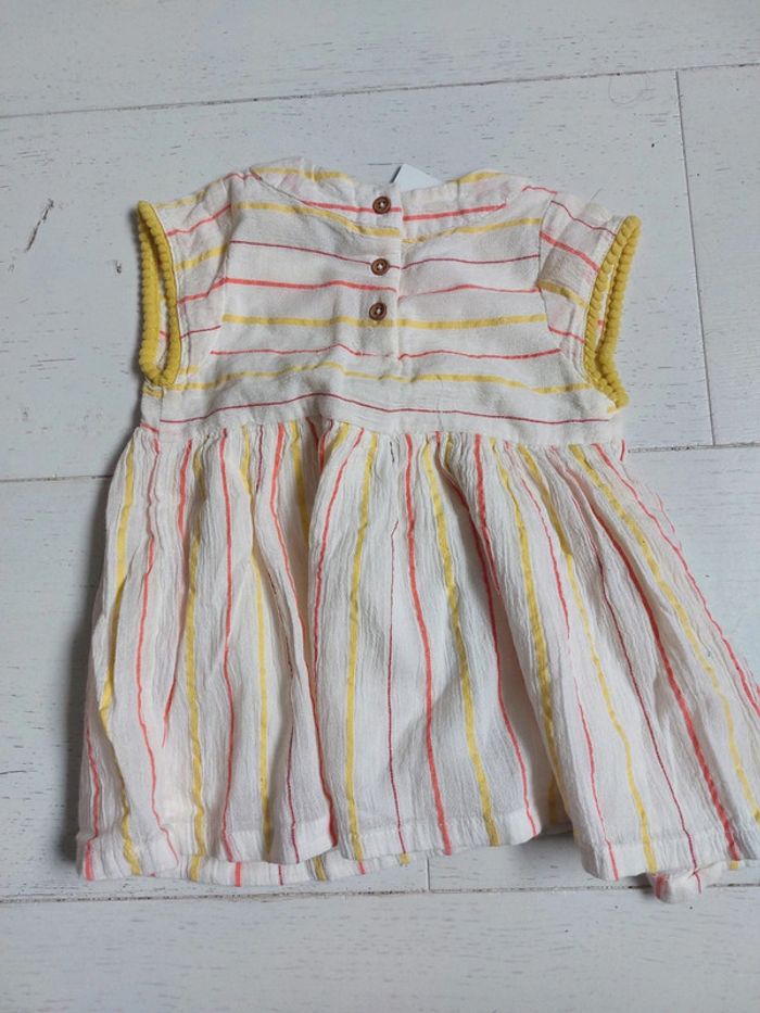 Robe à rayures Tape à l'œil Taille 6 mois - photo numéro 3