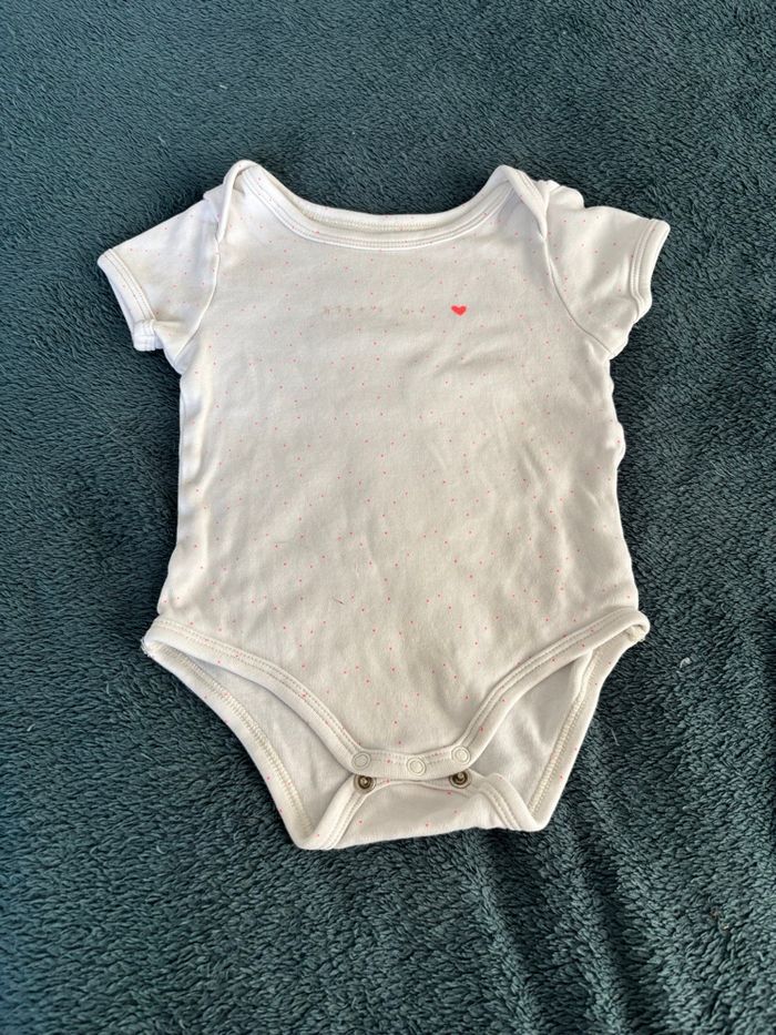 Lot de 4 bodys manches courtes 9 mois 71cm - photo numéro 4