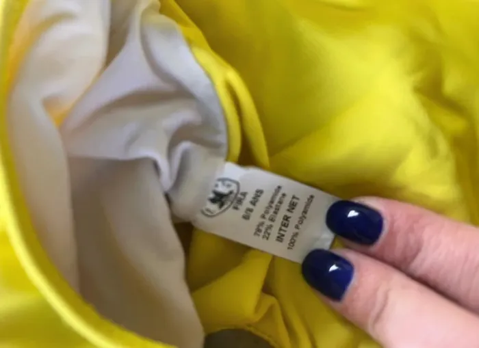 Maillot de bain une pièce jaune 6 / 8 ans Jott bon état - photo numéro 4