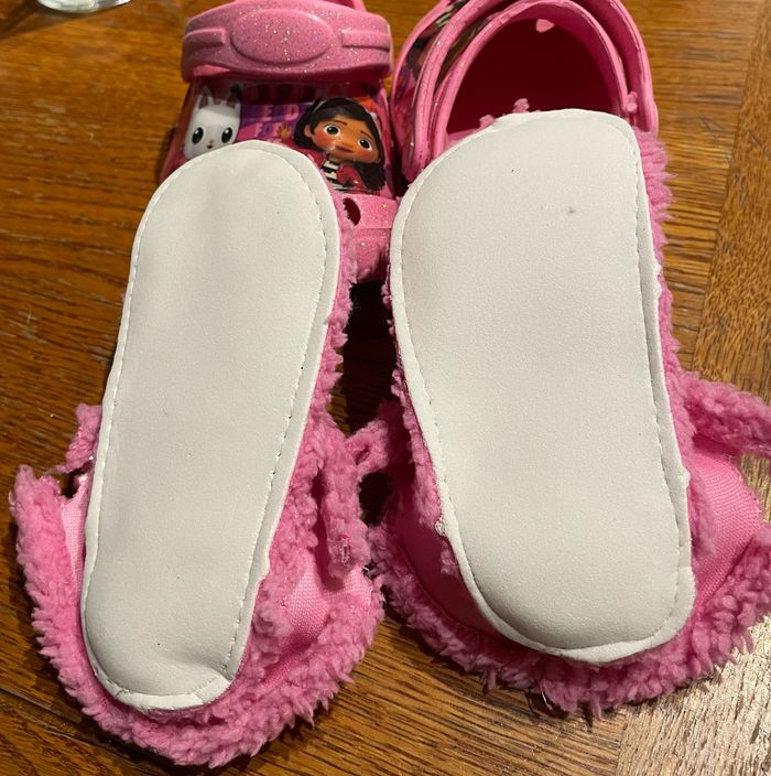 Sabote Crocs Gabby-Chat Rose Paillettes Fille Taille 22 - photo numéro 4