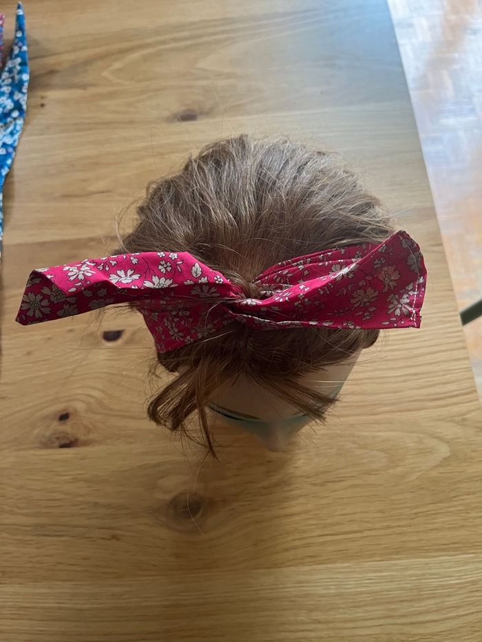 Head band en liberty accessoires pour cheveux vintage - photo numéro 6