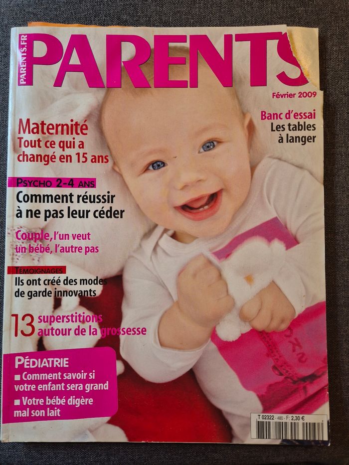 Lot de 2 Magazines Parents Janvier et Février 2009 - photo numéro 2