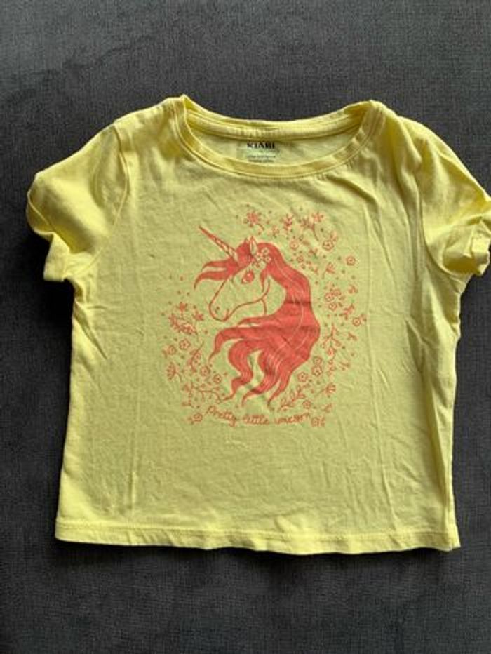 T-shirt manches courtes licorne Kiabi 3 ans