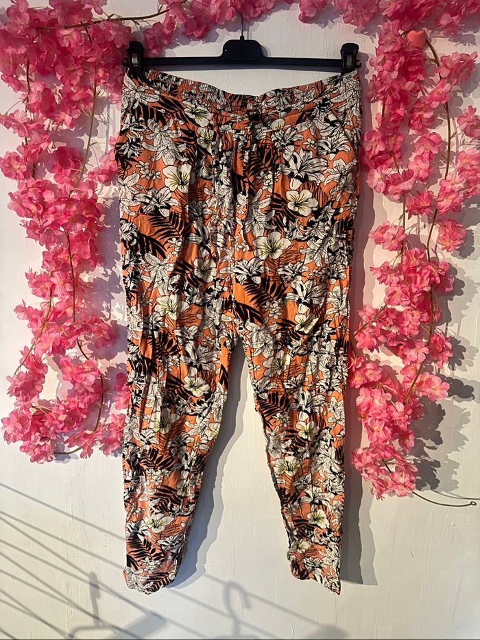 Pantalon Fluide fleuri Undiz taille M