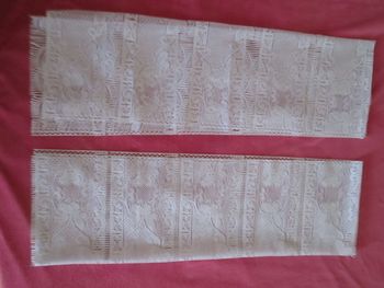 Paire de rideaux papillons