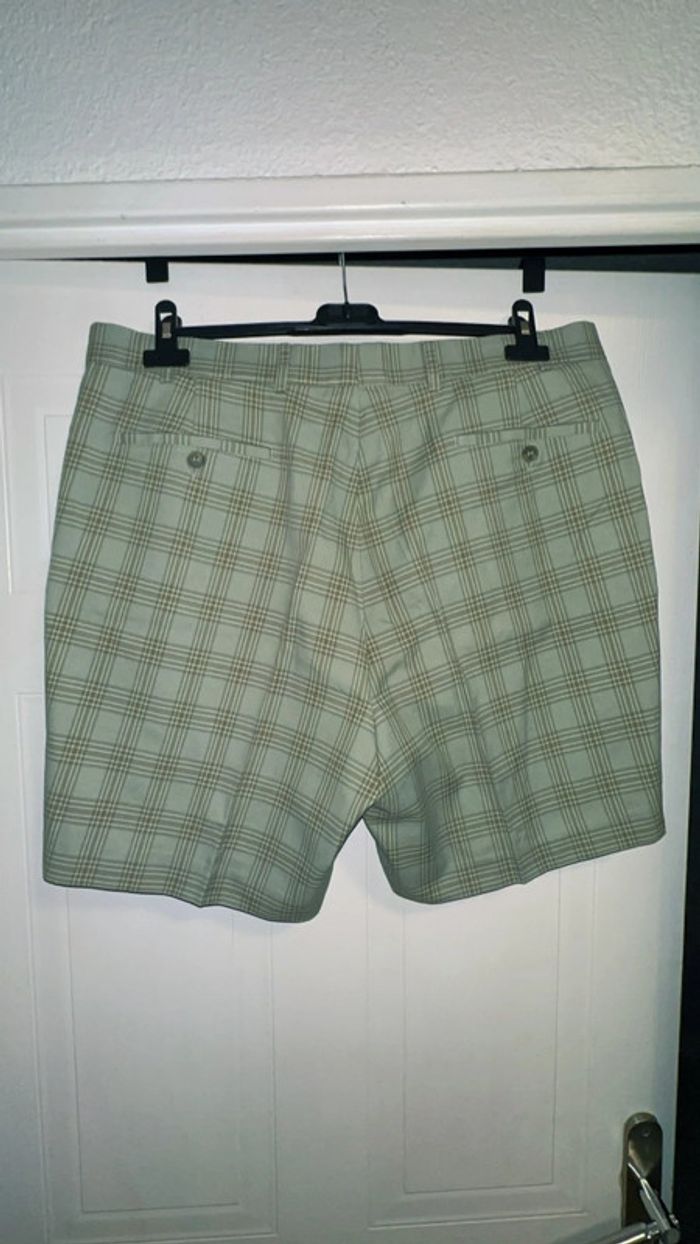 Short à Carreaux Kaki Mixte Taille 48 - photo numéro 2