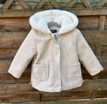 Manteau chaud beige