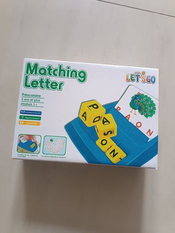 Jeu de lettres/jeu éducatif (Matching letter)