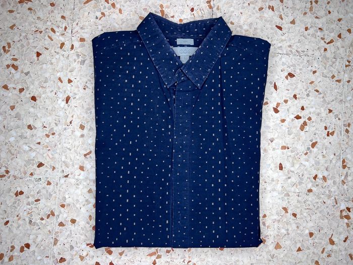 Chemise COS bleu à motif coupe Slim taille 38 - très bon état