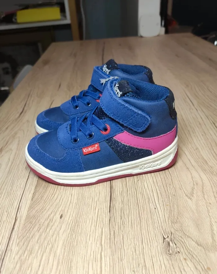 Basket chaussures cuir kickers neuves 21 - photo numéro 3