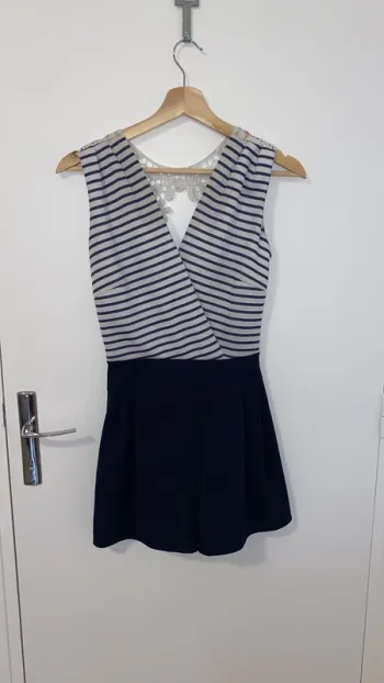 Combi short marinière