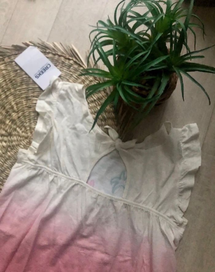 Tee-shirt blanc rose fille Creeks - photo numéro 6