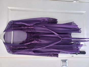 déshabilé violet taille XL