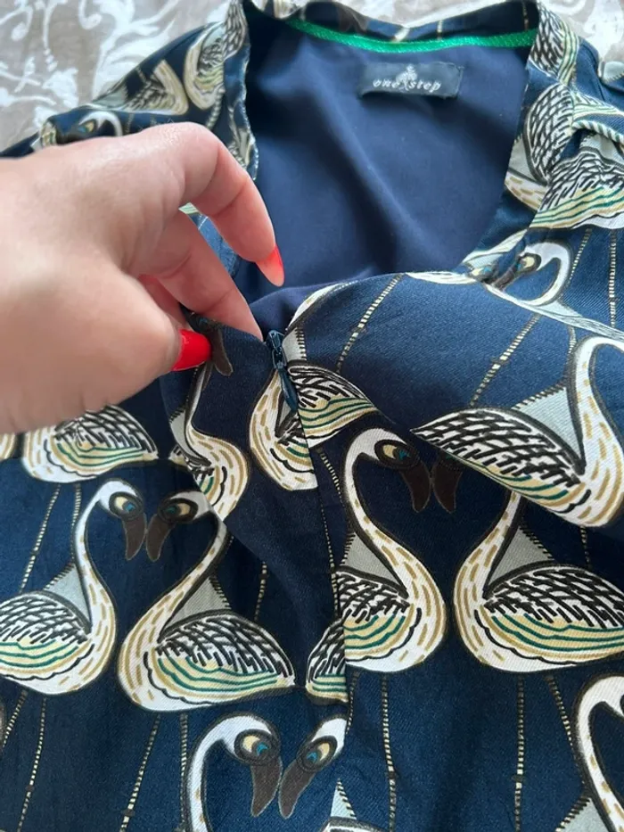Robe one step taille 40 bleu - photo numéro 5