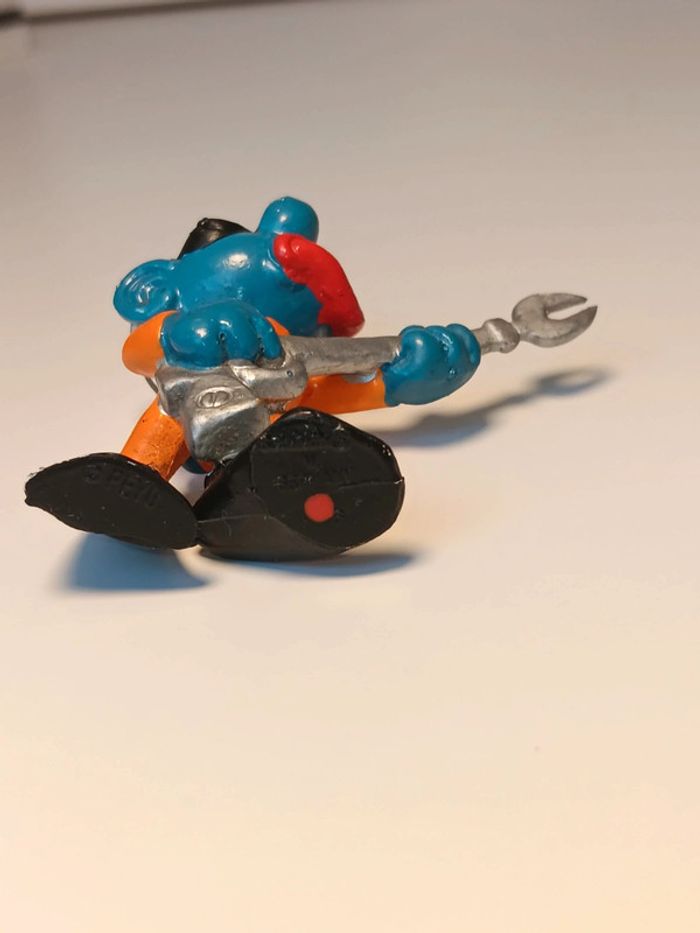 Figurine vintage schleich Schtroumpf plongée sous-marine peyo W.germany - photo numéro 4