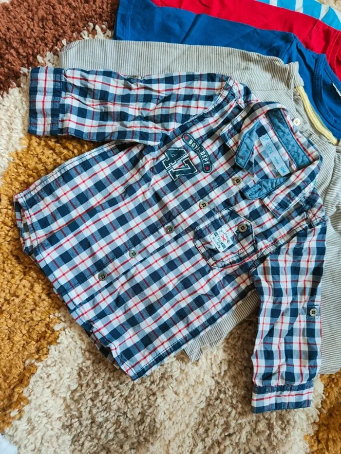 Lot 7 tee-shirts manches longues - photo numéro 3
