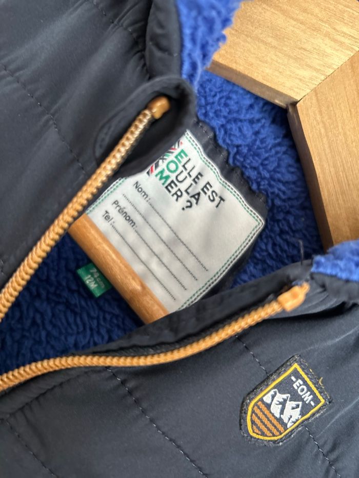 Manteau polaire bi matière - Elle est ou la mer ? - photo numéro 4