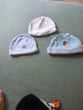Lot de 3 bonnets garçon