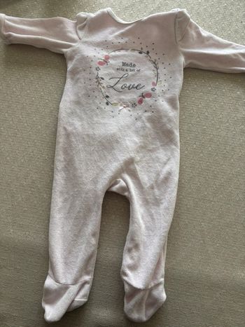 Pyjama bébé fille velour
