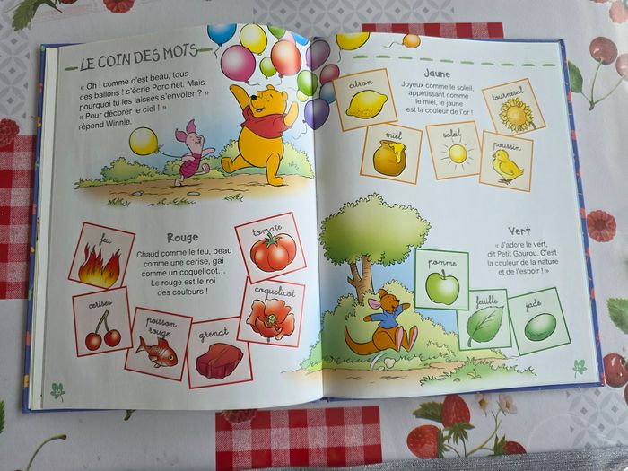 LIVRE DISNEY WINNIE L'OURSON À  LA DÉCOUVERTE DES COULEURS 🔴🟠🟣🔵🟡 NEUF MARQUE HACHETTE - photo numéro 10