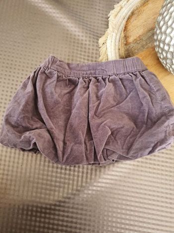 Jupe velours tape à l'œil 2 ans