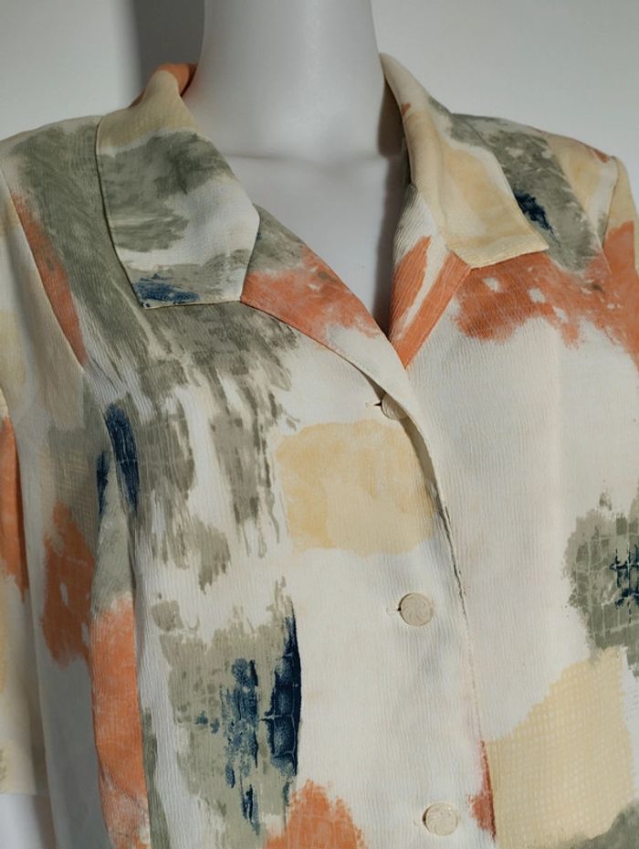 Blouse manches courtes ou chemisier Guy Dubouis taille 46 - photo numéro 2