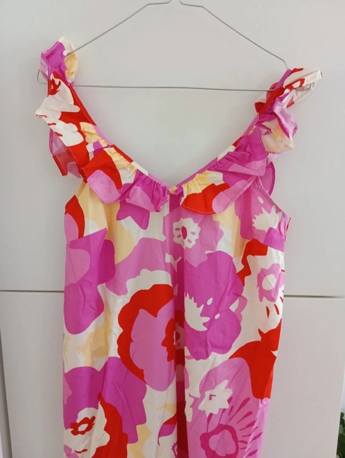 Robe d'été oversize multicolore rose Vila Taille S - photo numéro 7