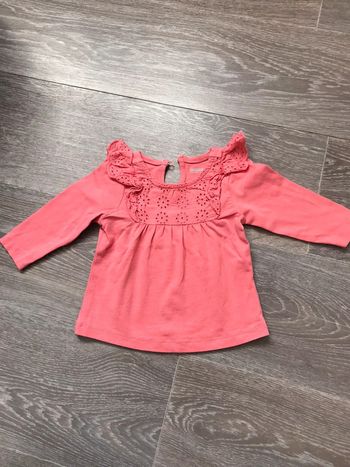T-shirt rose foncé