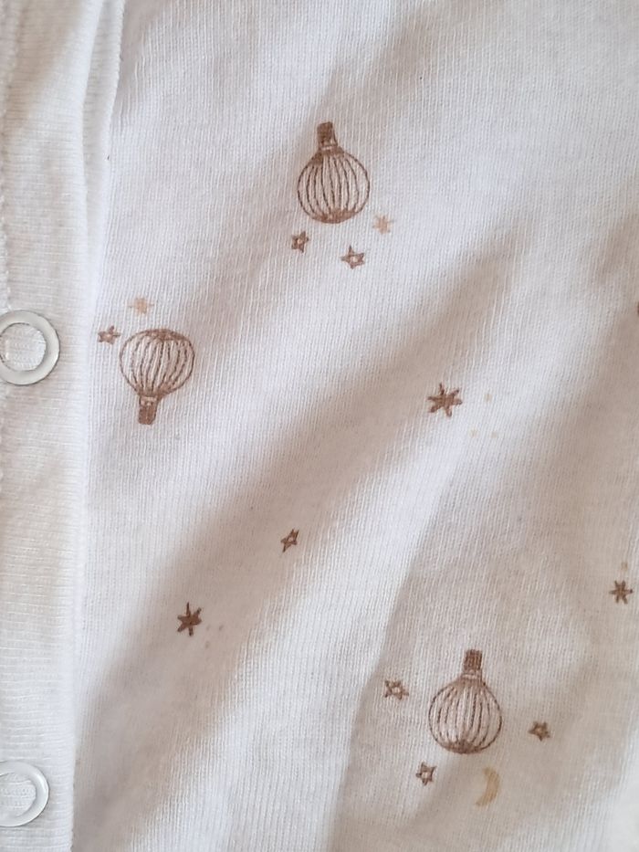 Pyjama mixte 00mois 43/47cm - photo numéro 2
