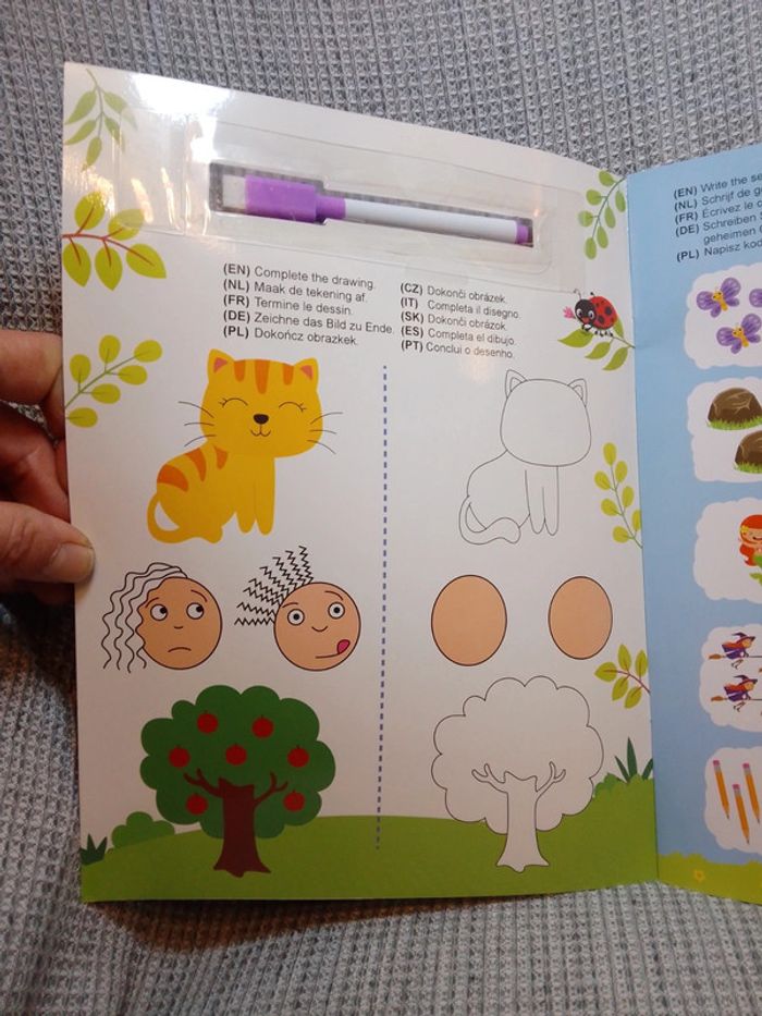 Livre ardoise activités "écrit et efface"/ 8 ans + - photo numéro 8