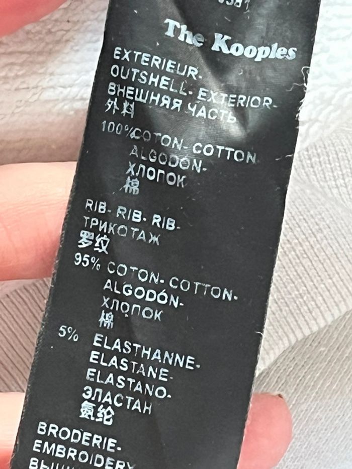 Sweat court bloom The Kooples S - photo numéro 9