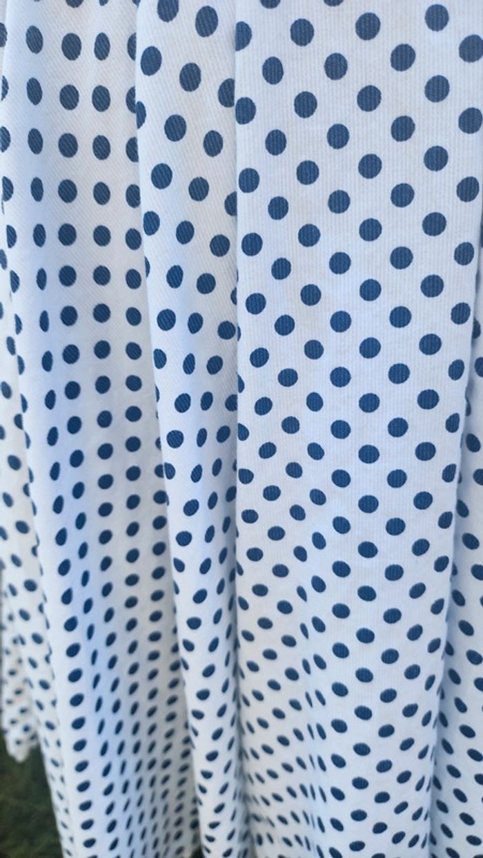 Superbe robe pin up vintage en coton à pois - photo numéro 4