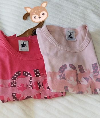 Petit Bateau Lot Maillot de corps Fille 3 ans 