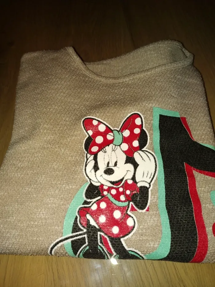 Tee shirt Tik tok Minnie Fille - photo numéro 2