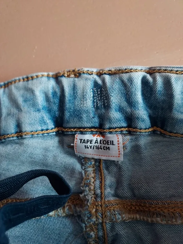 jeans 14 ans "tape à l'œil" - photo numéro 4
