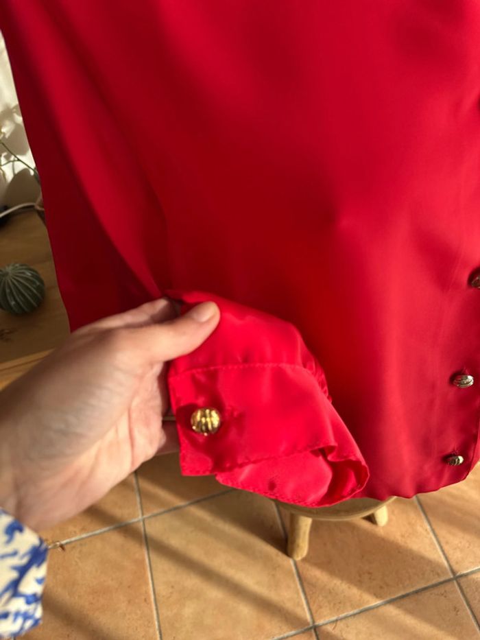 Blouse chemise rouge Neuve - photo numéro 4