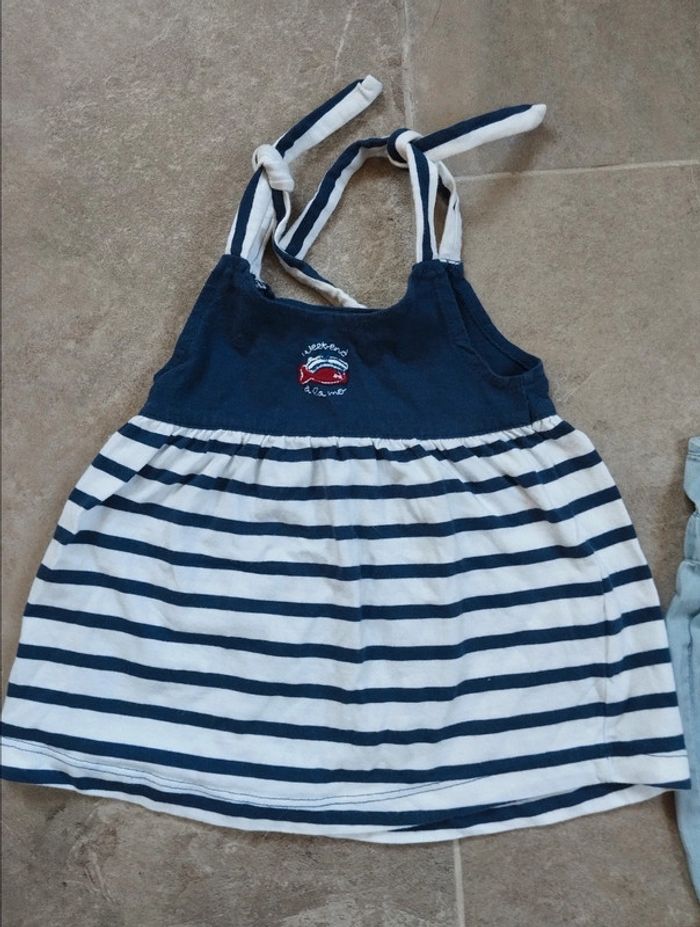 Lot robe et combinaison fille 18 mois - photo numéro 5