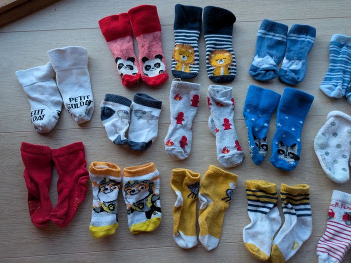 Lot de 18 paires de chaussettes garçon - photo numéro 2