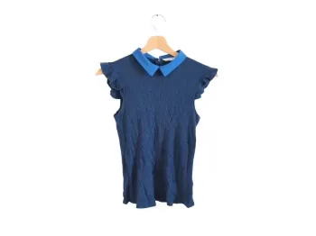 C58 blouse bleu MademoiselleR XS