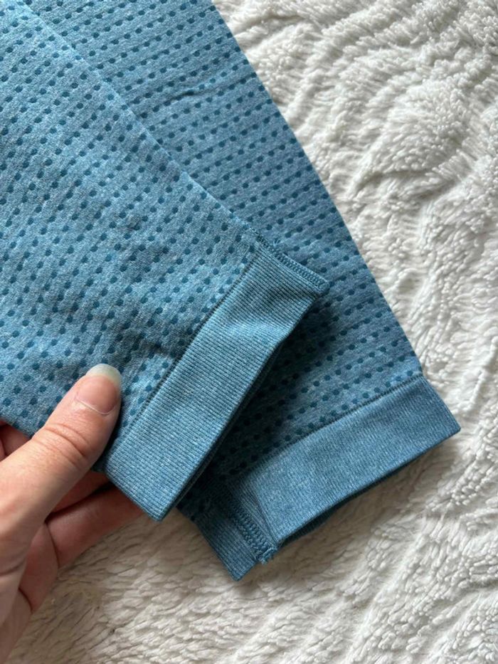 Ensemble Gymshark Vital Seamless – Brassière Legging taille haute Bleu Turquoise M/38– Comme Neuf - photo numéro 9
