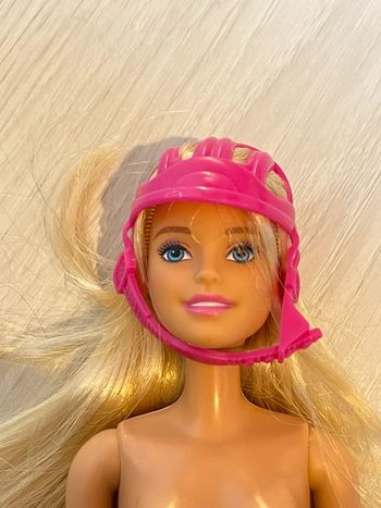 Casque de vélo poupée barbie