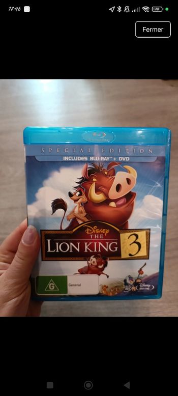 Blu ray le roi lion